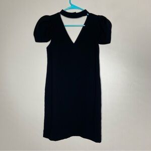 BCBGMaxazria Short Sleeve Black Dress Size XS
